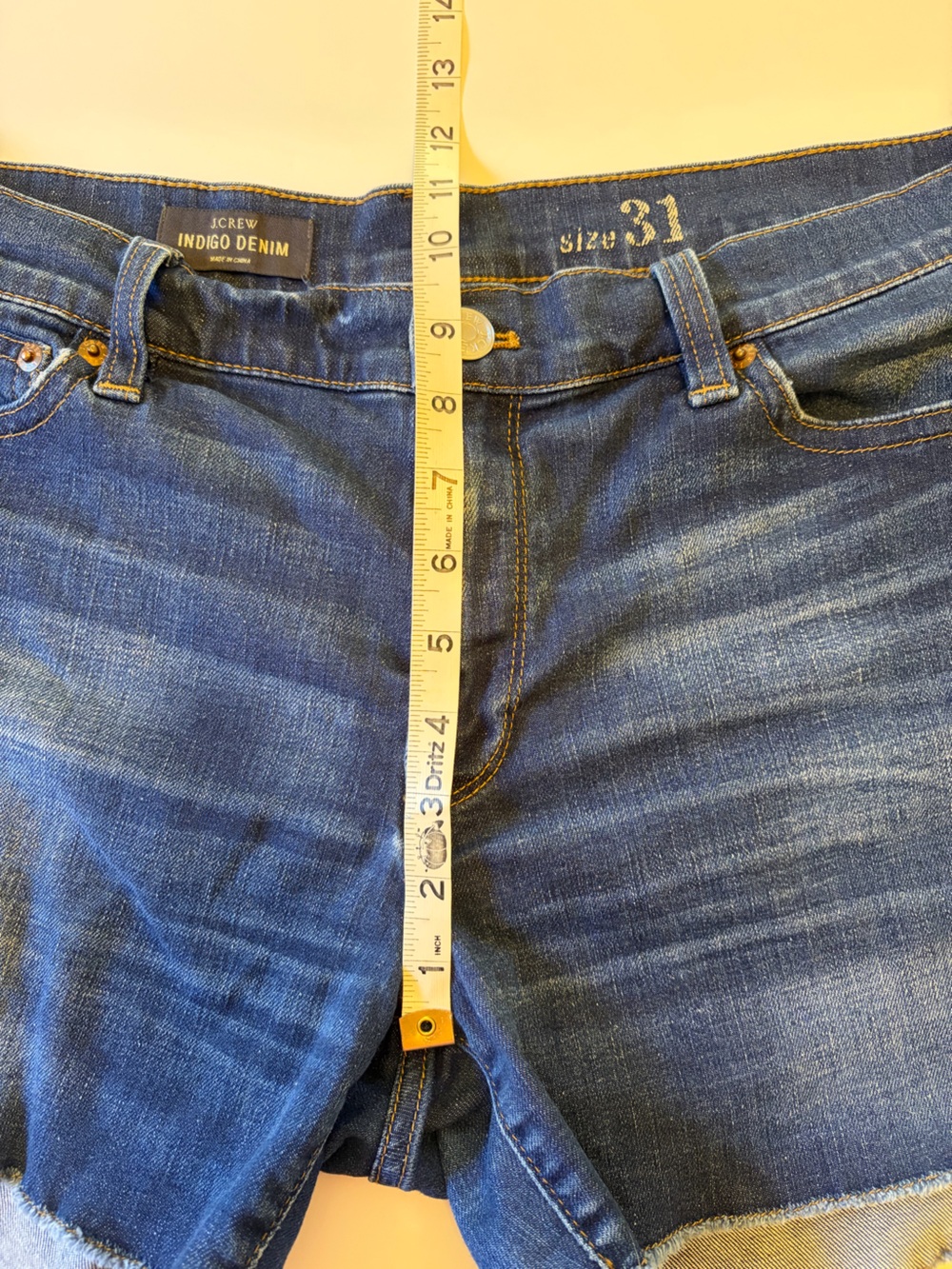 J. Crew Indigo Denim Cut Off Shorts 31 - Picture 4 of 7